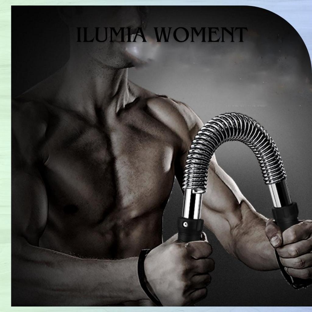 Gậy lò xo tập cơ tay Dụng cụ bẻ tăng lực tay vai xô cơ ngực gym thể thao hiệu quả ILUMIA WOMEN
