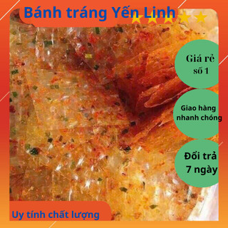 1kg bánh tráng vuông trộn sate tôm hành phi siêu ngon