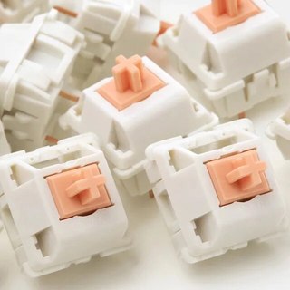 Switch MMD holy panda V2 - switch MMD cream pom V2 5 pin - công tắc phím cơ prelube - switch tactile và switch linear