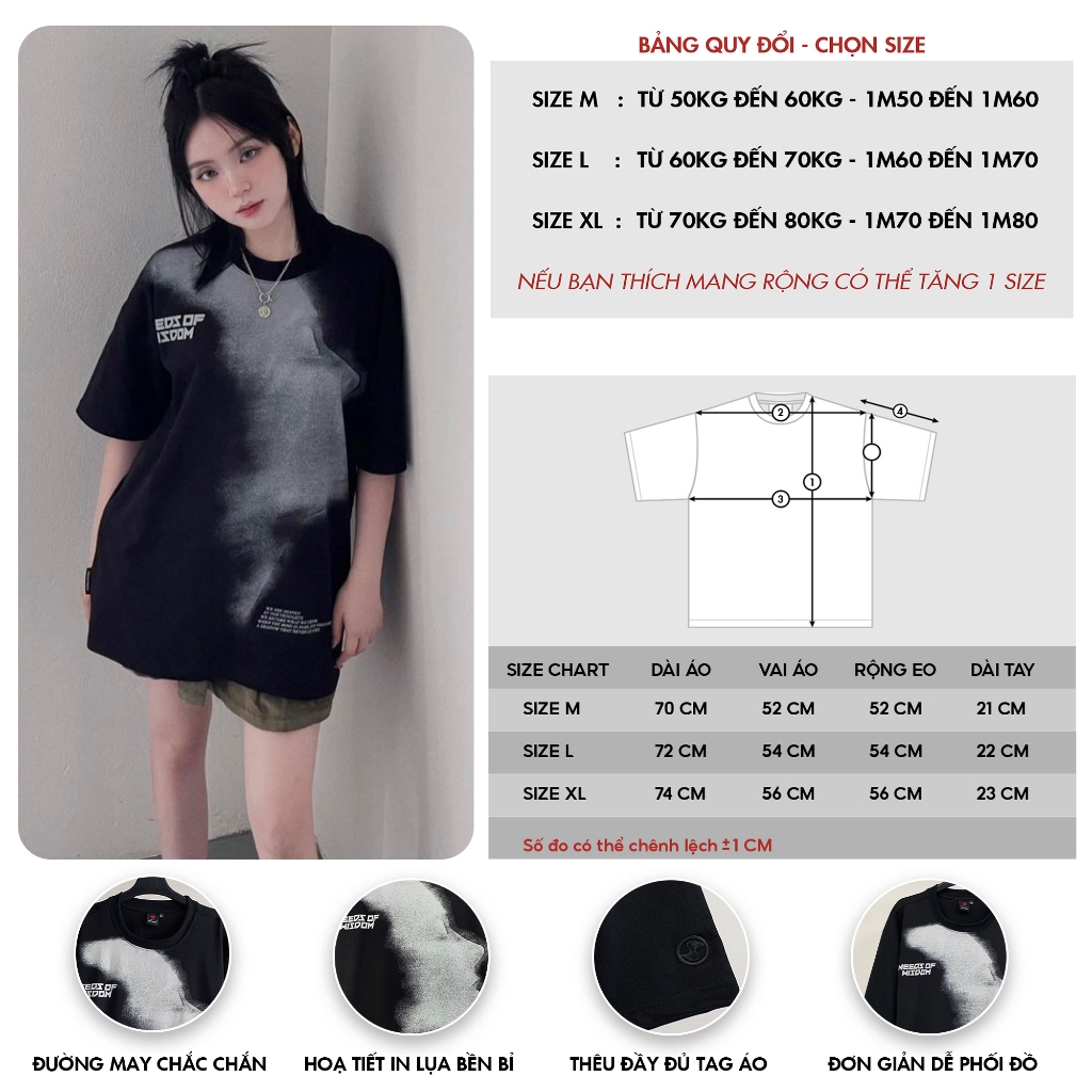 Áo thun local brand nam phông rộng hãng NOW SG JOY TEE basic unisex tay lỡ oversize cổ tròn màu đen giá rẻ - Gin store