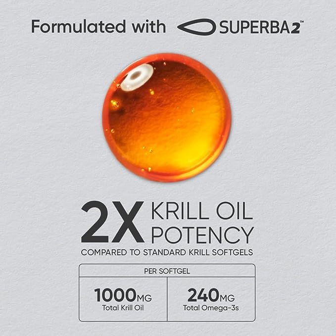 Dầu Tôm Nhuyễn Thể Sports Research Krill Oil Omega 3 1000mg - Viên Uống Giúp Bổ Mắt, Hỗ Trợ Sức Khỏe Tim Mạch 60 viên