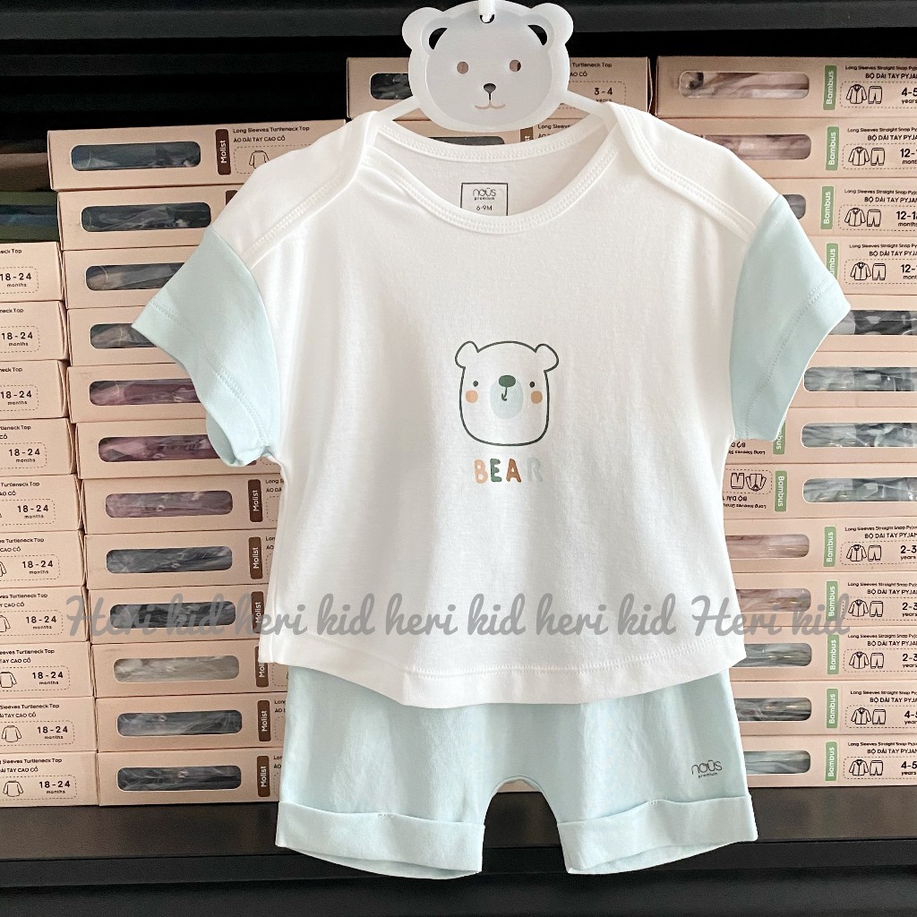 Bộ cộc tay cài vai NOUS 12m -24m