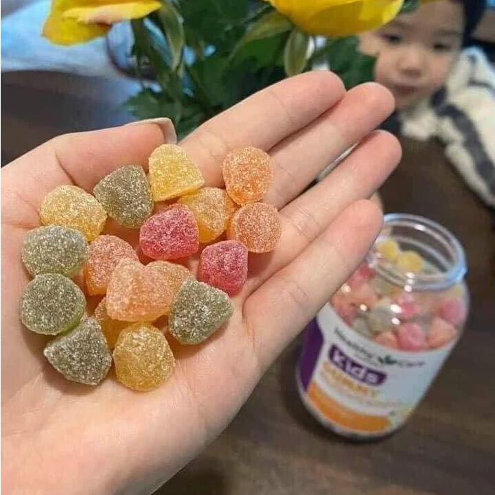 Kẹo Dẻo Bổ Sung Vitamin Cho Bé Healthy Care Kids Gummy Multivitamin 250v Của Úc 250 viên