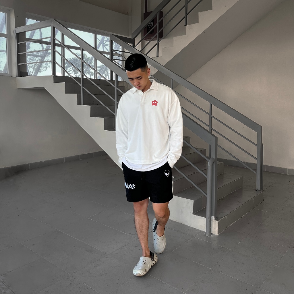 Áo Polo Sweater Daygers - Áo khoác nỉ polo nam nữ unisex form rộng, nỉ chân cua cao cấp - Local brand