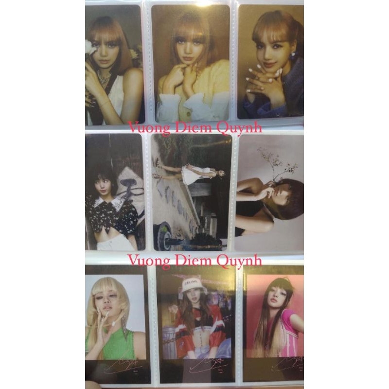 🎀HÀNG MỚI VỀ🎀 Photocard Lisa hàng chính hãng