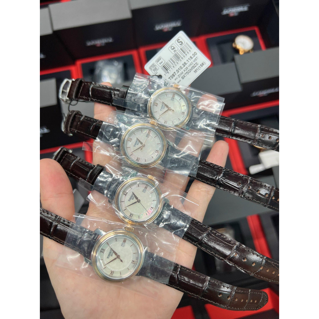 Đồng hồ nữ dây da Tissot Bridgeport T097.010.26.118.00