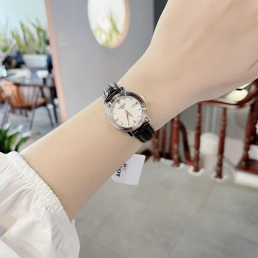 Đồng hồ nữ dây da Tissot Bridgeport T097.010.26.118.00