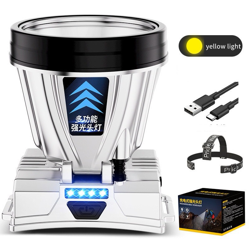 Đèn pin đội đầu mẫu mới T998 chiếu xa 500m