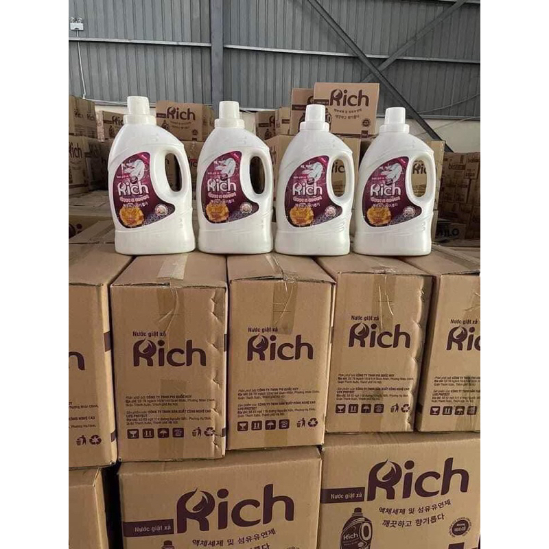 Nước giặt xả Hàn Quốc Rich thùng 3,2L