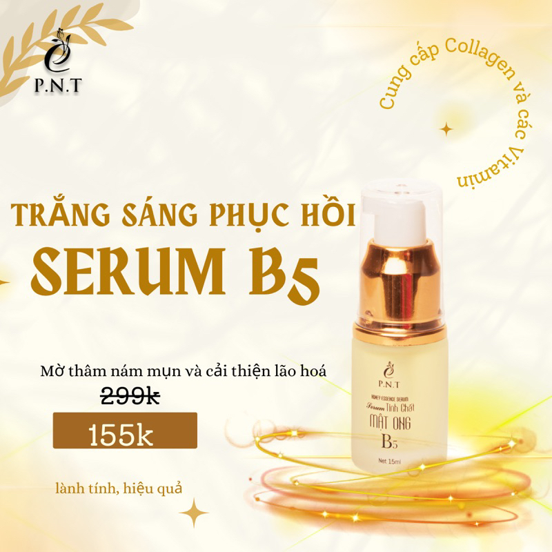 serum b5 mật ong trẻ hoá da thay mặt nạ dưỡng ẩm