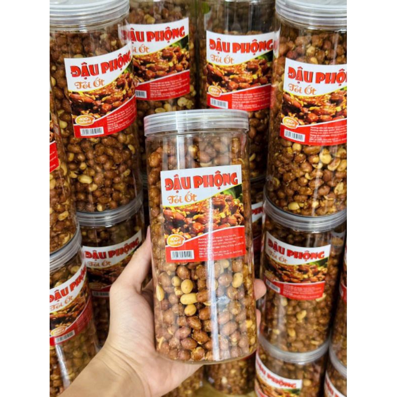 500g đậu phộng rang tỏi ớt