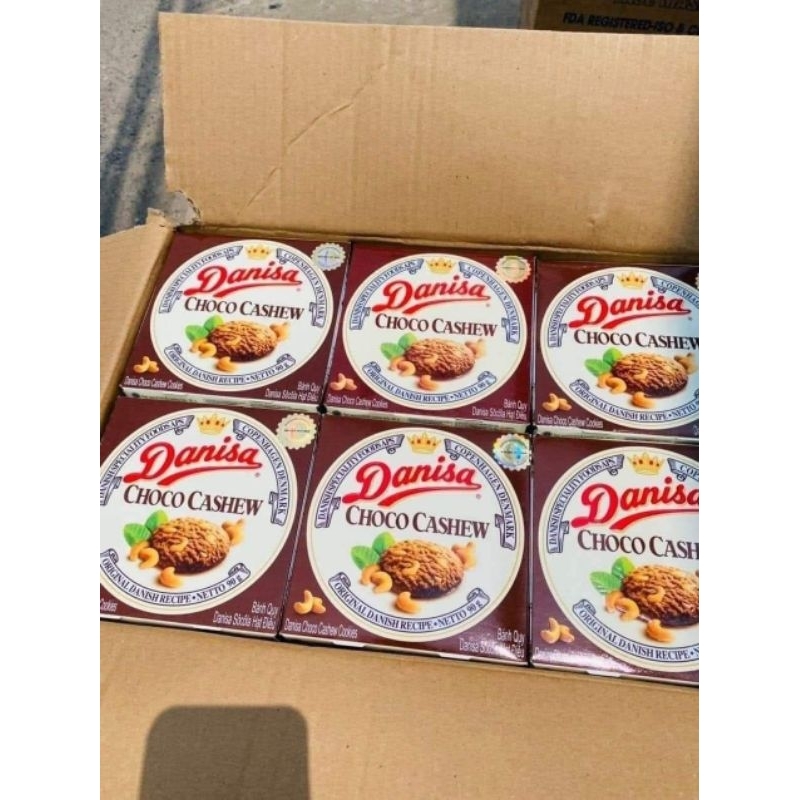 Bánh qui Danisa nam việt quất hạt điều