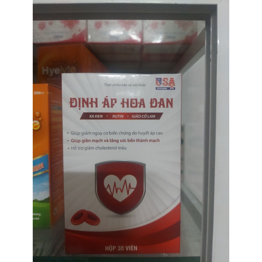 ĐỊNH ÁP HOA ĐAN - ĐIỂU HOÀ HUYẾT ÁP