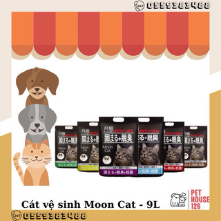 Cát vệ sinh cho mèo - cát nhật đen moon cat 9l - 4kg