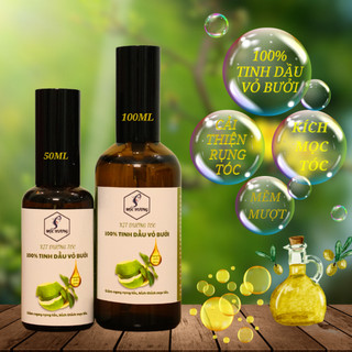 Xịt dưỡng kích mọc tóc 50ml-100ml - tinh dầu vỏ bưởi nhà mộc hương, giảm ngay rụng tóc kích thích mọc tóc