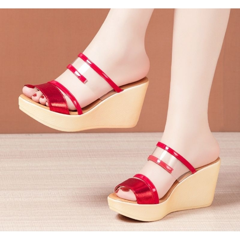 Dép đế xuồng meca phối nhũ