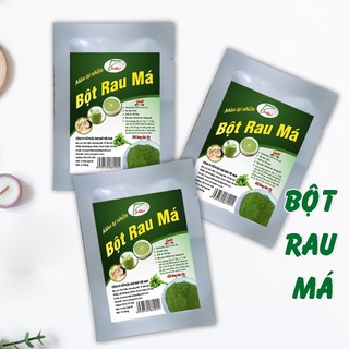 Set 3 gói bột rau má 20gr nguyên chất 100% từ rau má tươi dùng để uống rất tốt cho sức khỏe hoặc có thể dùng đắp mặt