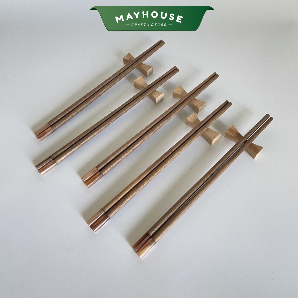 Đũa gỗ óc chó MAYHOUSE CRAFT&DECOR vật dụng nhà bếp, decor trang trí bếp