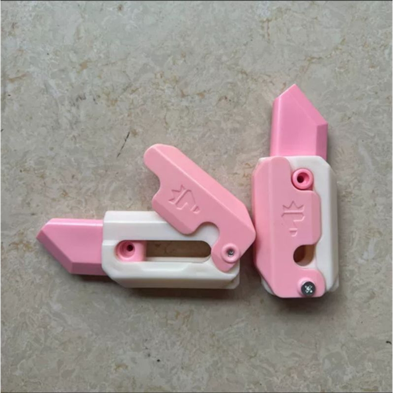 Combo màu hường, Dao vô tri 3D, Dao lược