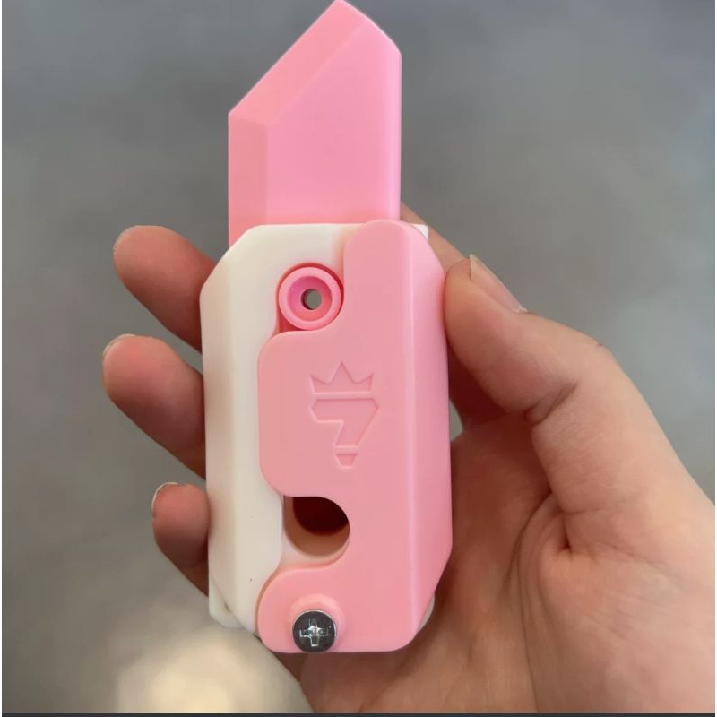 Combo màu hường, Dao vô tri 3D, Dao lược