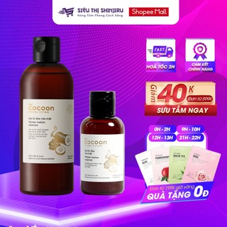 Gel rửa mặt bí đao cocoon winter melon cleanser làm sạch sâu giảm dầu mụn 140ml pp bởi shinjiru
