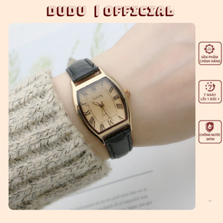 Đồng hồ thời trang nữ GOGORY DH14 mặt ovan, dây da mềm đeo êm tay cực đẹp