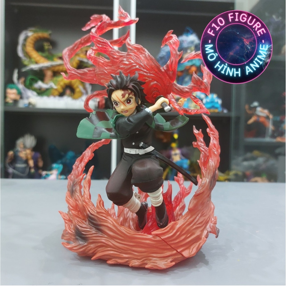 Mô hình Tanjiro Chém hơi thở mặt trời Kimetsu no Yaiba -  Mô hình Thanh gươm diệt quỷ Tanjiro Chém l