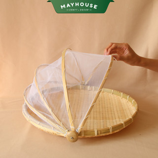 Lồng bàn mây tre đan decor trang trí bàn ăn xưởng MAYHOUSE