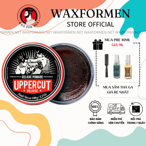 Sáp vuốt tóc Uppercut Deluxe Pomade 100gr - Wax for men