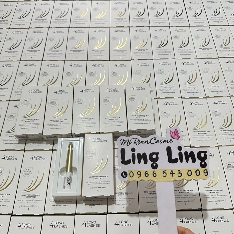 [Bill Ba Lan Hàng sẵn) Serum dưỡng dài dày mi Long 4 Lashes