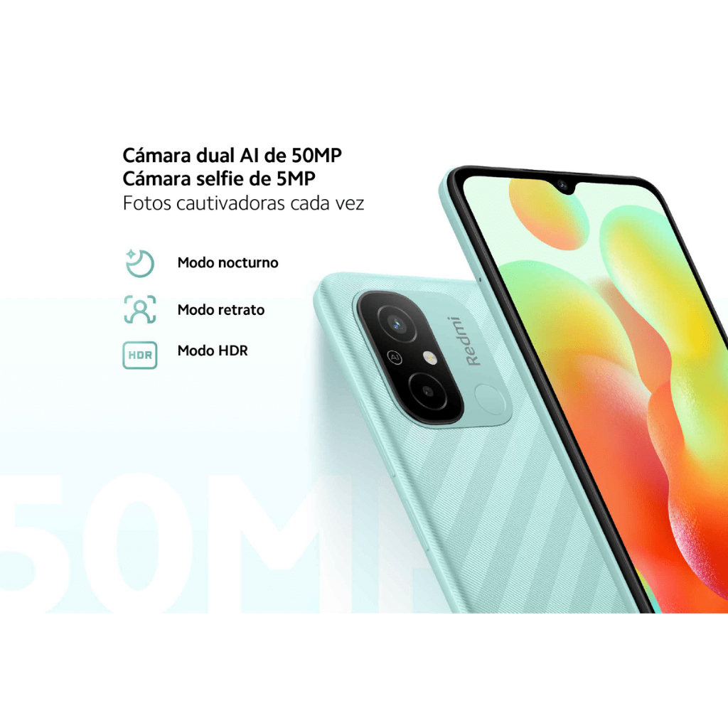 Điện thoại Redmi 12C| MediaTek Helio G85| Camera kép AI 50MP| Pin 5000mAh