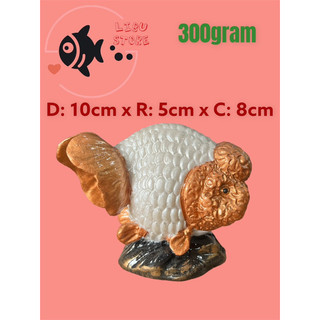 Tượng cá ranchu trang trí bể cá - số lượng: 1 con