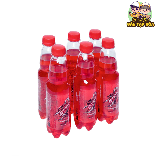 6 Chai Sting HƯƠNG DÂU 330ml