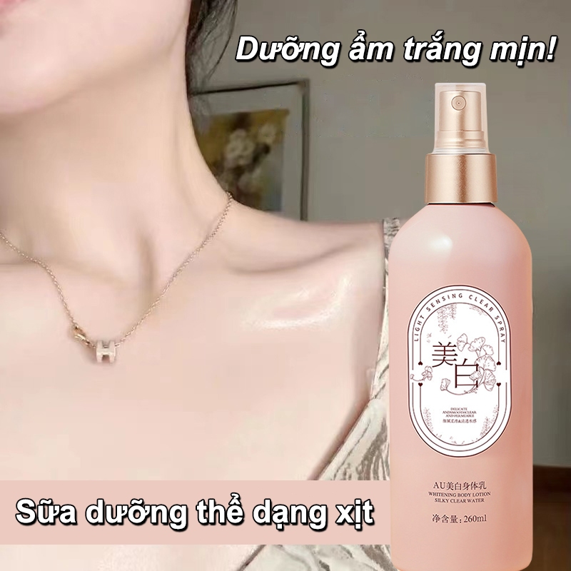 Sữa dưỡng thể trắng da kem dưỡng thể Body Lotion 260ml sữa dưỡng thể dạng xịt dưỡng ẩm body dưỡng trắng da body