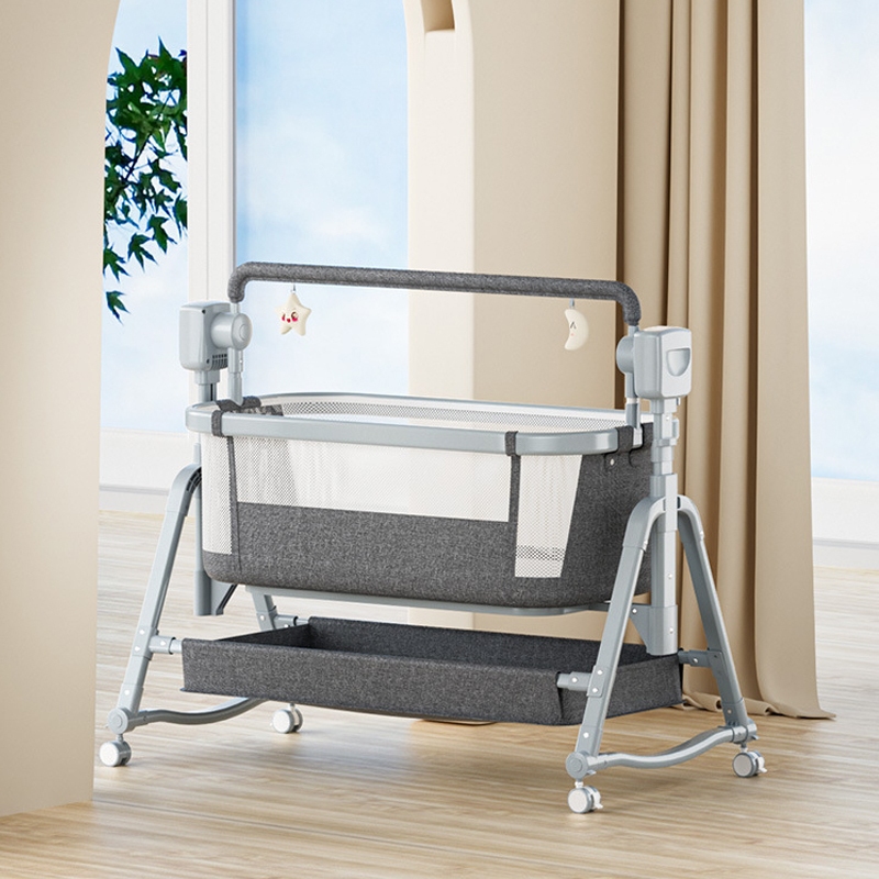 Nôi điện cho bé tự rung HOPE và loa bluetooth không dây giúp bé ngon giấc. Bảo hành 2 năm.