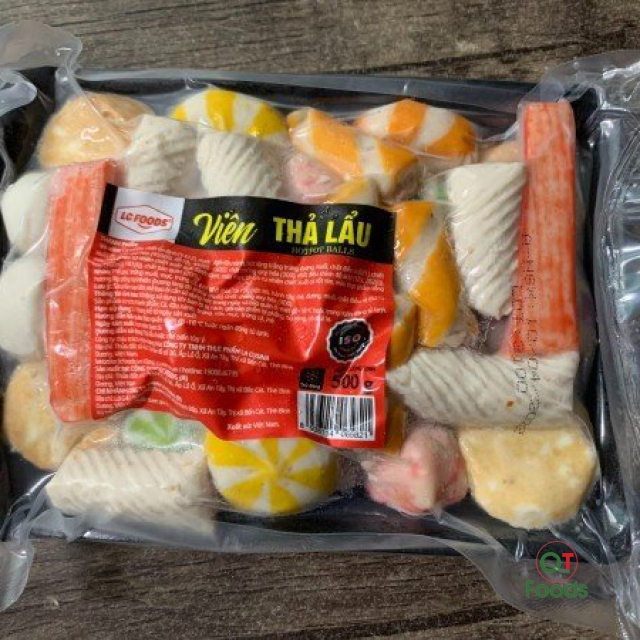 Viên thả lẩu mix vị LC FOOD 500g ( Giao hàng Hà Nội)