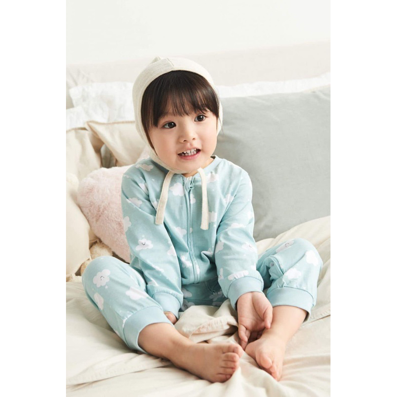 Set 2 body dài pyjama cho bé HM auth