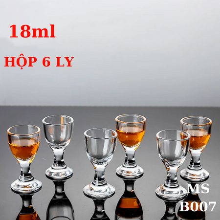 SET LY THUỶ TINH UỐNG RƯỢU NHIỀU MẪU 12ML & 18ML 20ML & 22ML &45ML