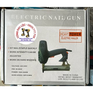 SÚNG BẮN ĐINH GỖ DÙNG ĐIỆN F10 - F30MM