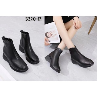 Giầy bốt nữ đế xuồng cao 4cm hàng qccc