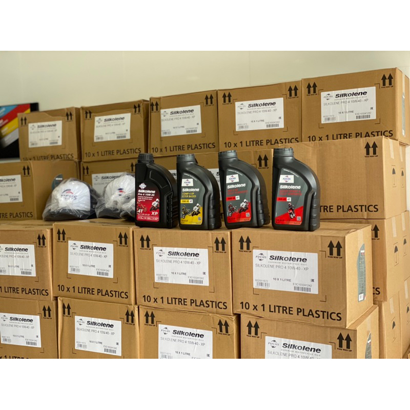 Nhớt xe tay ga Fuchs fuchs Silkolene Scoot Sport 4 5w40 1L