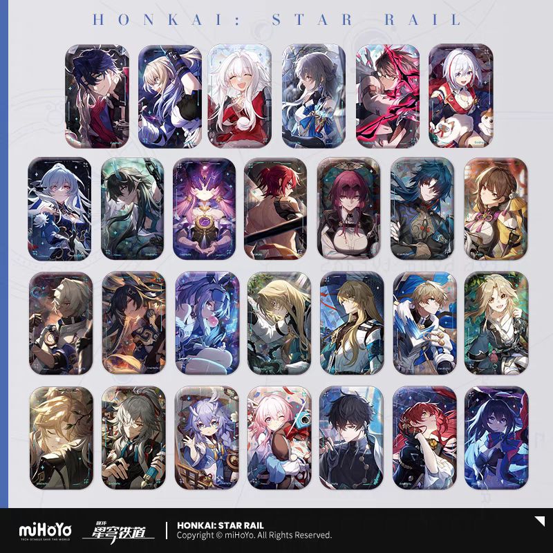 Honkai: Star Rail - Badge tròn/chữ nhật