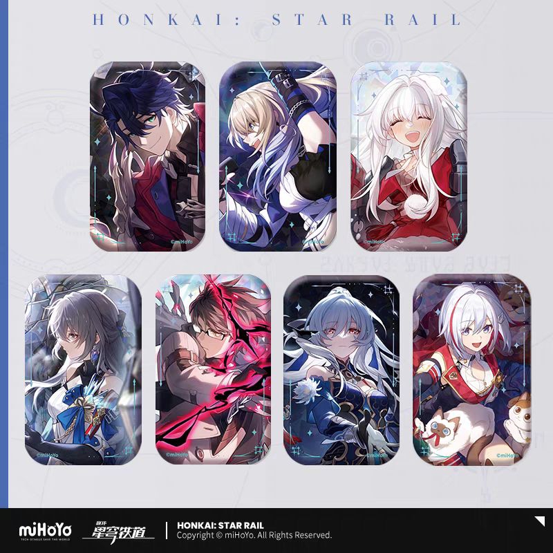 Honkai: Star Rail - Badge tròn/chữ nhật
