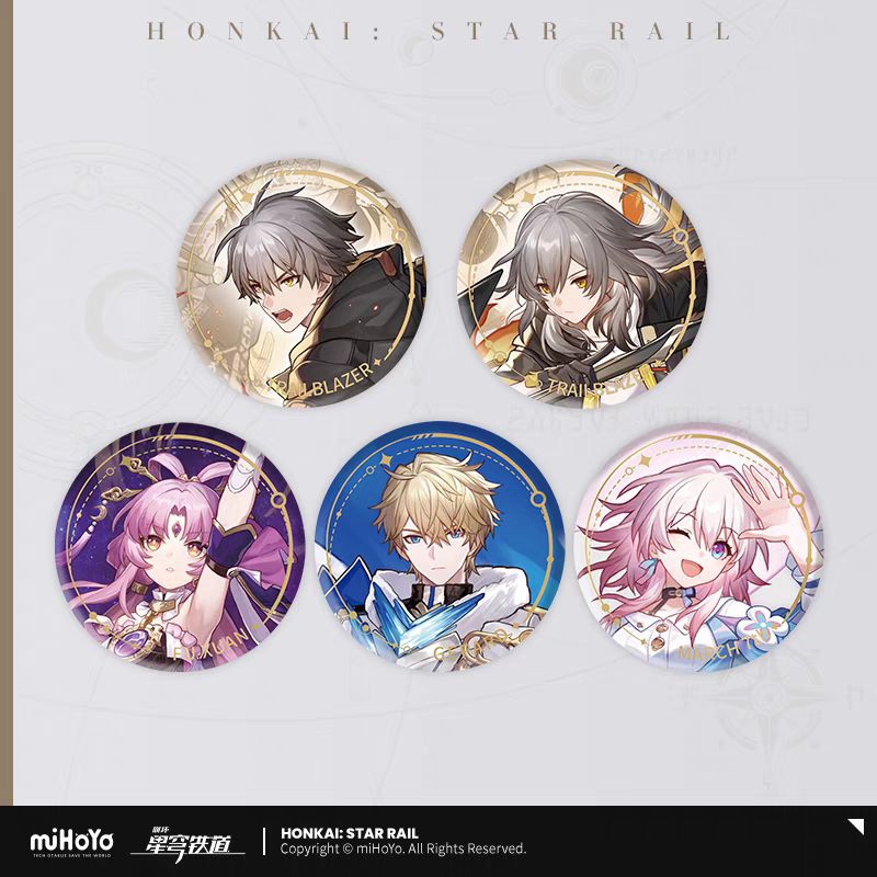 Honkai: Star Rail - Badge tròn/chữ nhật