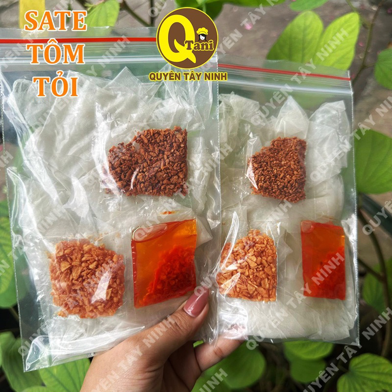Bánh Tráng Phơi Sương DẺO SATE TÔM TỎI | bánh tráng siêu cay dẻo