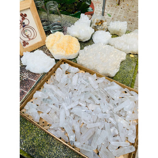 100gr vụn tinh thể thạch anh trắng chống bức xạ