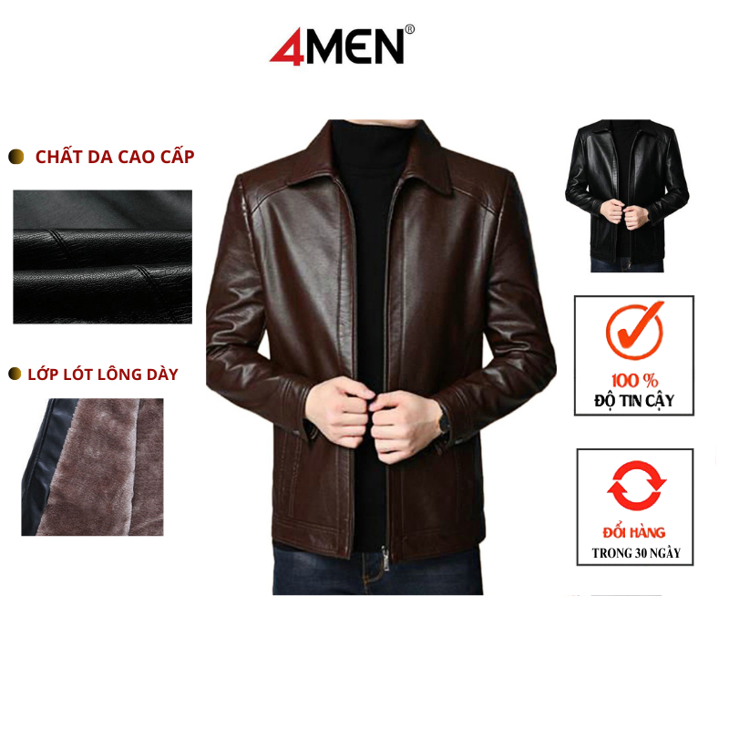 ÁO da nam cao cấp phong cách hàn quốc hót nhất 2023