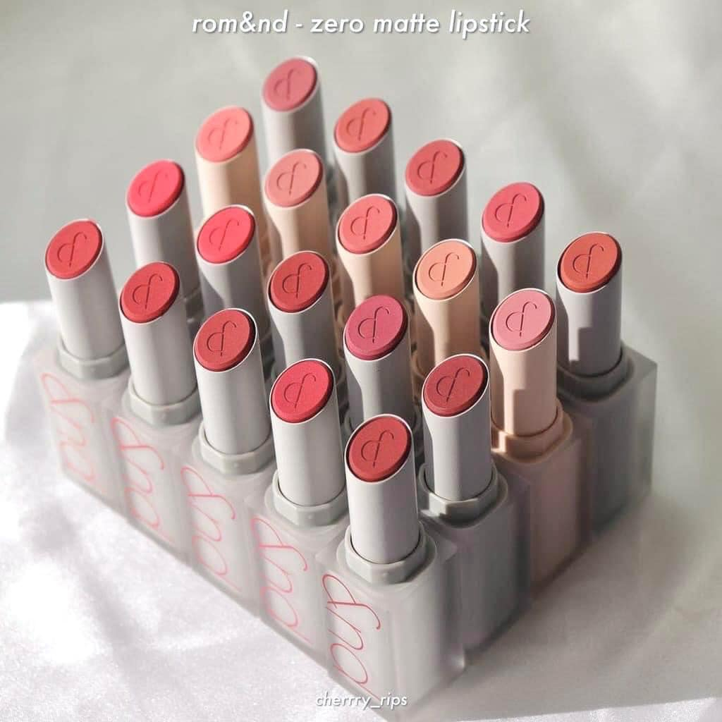 Son Thỏi Romand Zero Matte Lipstick Mịn Lì Siêu Xinh Full Màu 3g - Mibebe