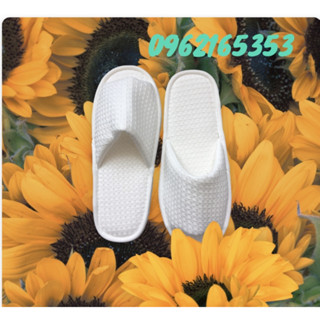Dép khách sạn cao cấp vải tổ ong cotton