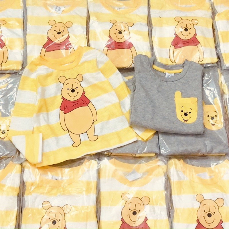 Set 2 áo gấu Pooh cho bé trai